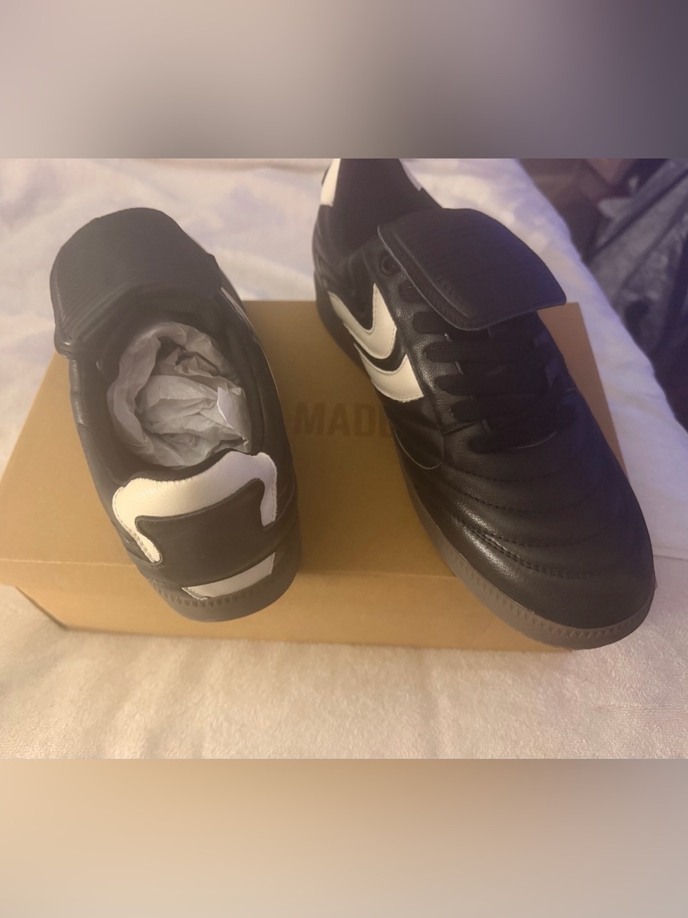 Woman’s Steve Madden Black and White Athletic Sneakers